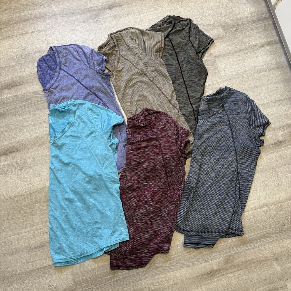 Xersion Shirts Women's 2XL XXL Active Gym Work Out Stretch Lot Of 6